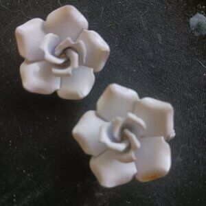 Mid Century Clip On Earrings